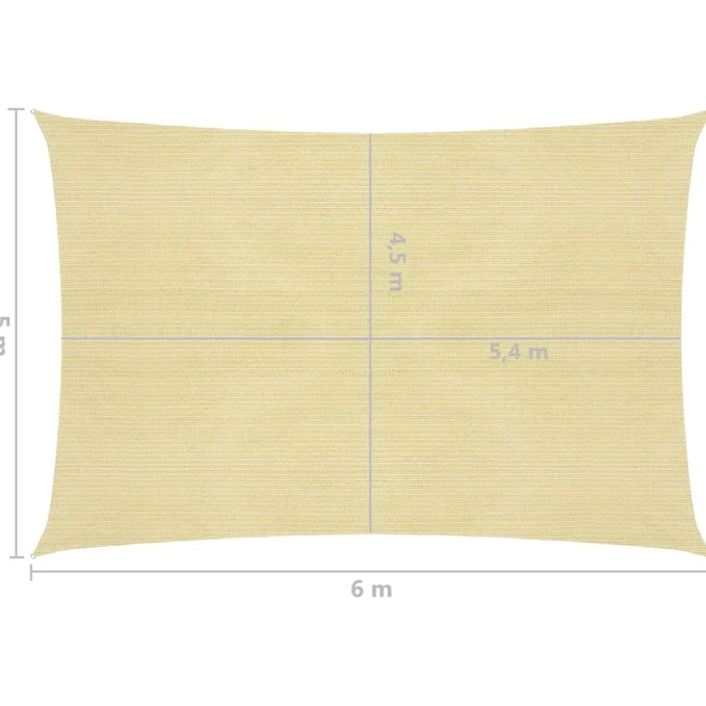 Aurinkopurje suorakulma, HDPE, 160g/m², eri kokoja ja värejä*FinePRICE
