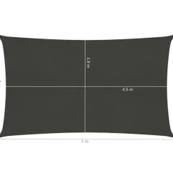 Aurinkopurje suorakulma, HDPE, 160g/m², eri kokoja ja värejä*FinePRICE