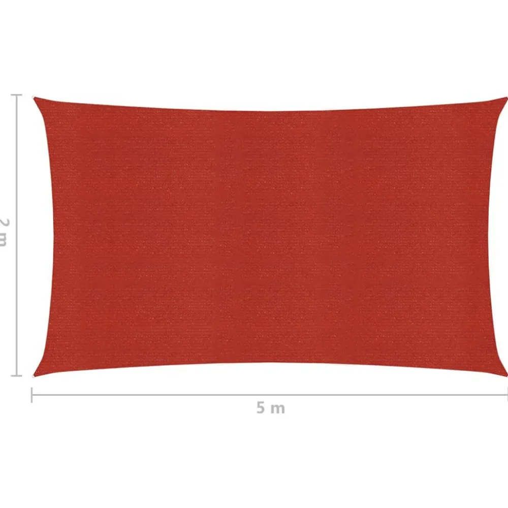 Aurinkopurje suorakulma, HDPE, 160g/m², eri kokoja ja värejä*FinePRICE