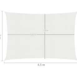 Aurinkopurje suorakulma, HDPE, 160g/m², eri kokoja ja värejä*FinePRICE