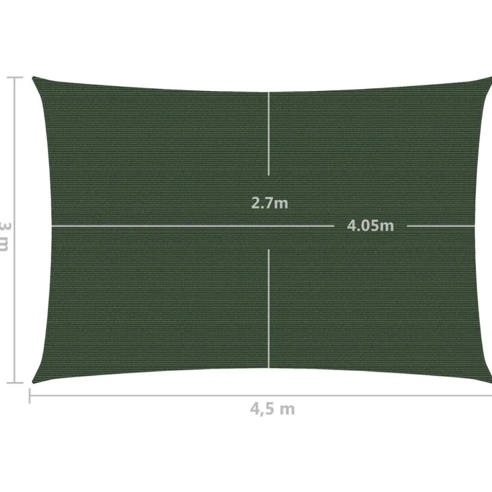 Aurinkopurje suorakulma, HDPE, 160g/m², eri kokoja ja värejä*FinePRICE