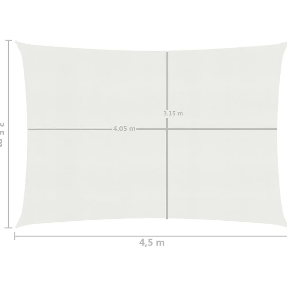 Aurinkopurje suorakulma, HDPE, 160g/m², eri kokoja ja värejä*FinePRICE