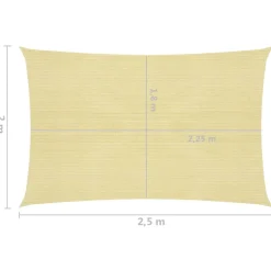 Aurinkopurje suorakulma, HDPE, 160g/m², eri kokoja ja värejä*FinePRICE