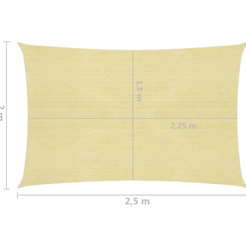 Aurinkopurje suorakulma, HDPE, 160g/m², eri kokoja ja värejä*FinePRICE