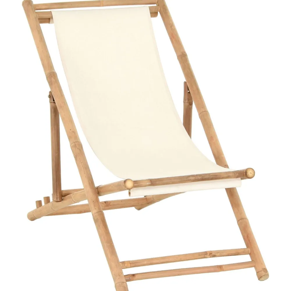 New Aurinkotuoli Bambu Puutarhatuolit