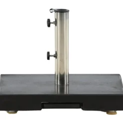 Aurinkovarjon jalka Stathera, neliskulmainen, 40kg, musta graniitti*Venture Home New