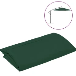 Aurinkovarjon vaihtokangas, halkaisija 300/350 cm, eri värejä ja kokoja (09960)*FinePRICE Hot