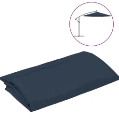 Aurinkovarjon vaihtokangas, halkaisija 300/350 cm, eri värejä ja kokoja (09960)*FinePRICE Hot