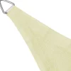 Clearance Aurinkovarjo purje HDPE kolmikulmainen 3.6x3.6x3.6 m kerma Aurinkovarjot