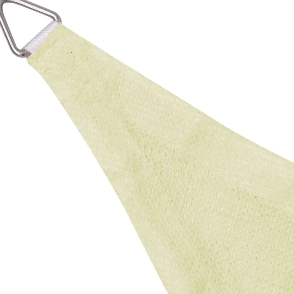 Clearance Aurinkovarjo purje HDPE kolmikulmainen 3.6x3.6x3.6 m kerma Aurinkovarjot