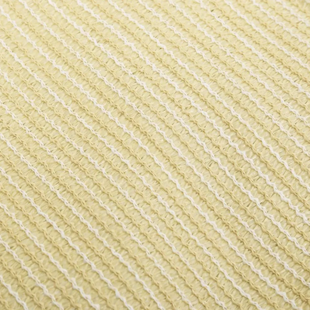 Online Aurinkovarjo purje HDPE kolmikulmainen 3.6x3.6x3.6 m beige Aurinkovarjot