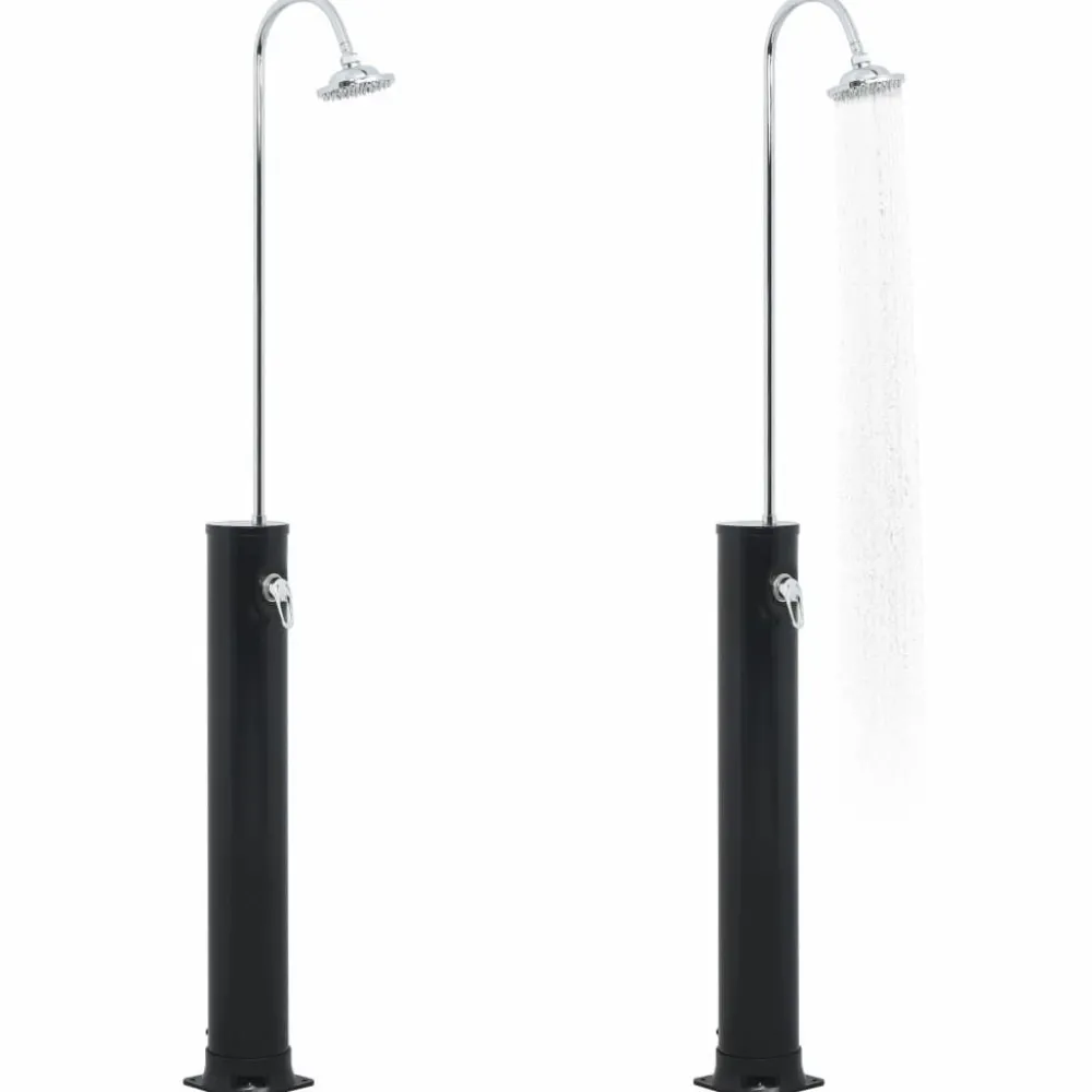Aurinkovoimasuihku 214 cm 20l musta*FinePRICE Discount