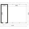 Autokatoksen runkopaketti , kahden auton avoin katos ja varasto, kerrosala 17 m²*Timburg Hot
