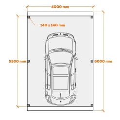 Best Autokatos Ralf 24m2 Autokatokset|Autotallit Yhdelle Autolle