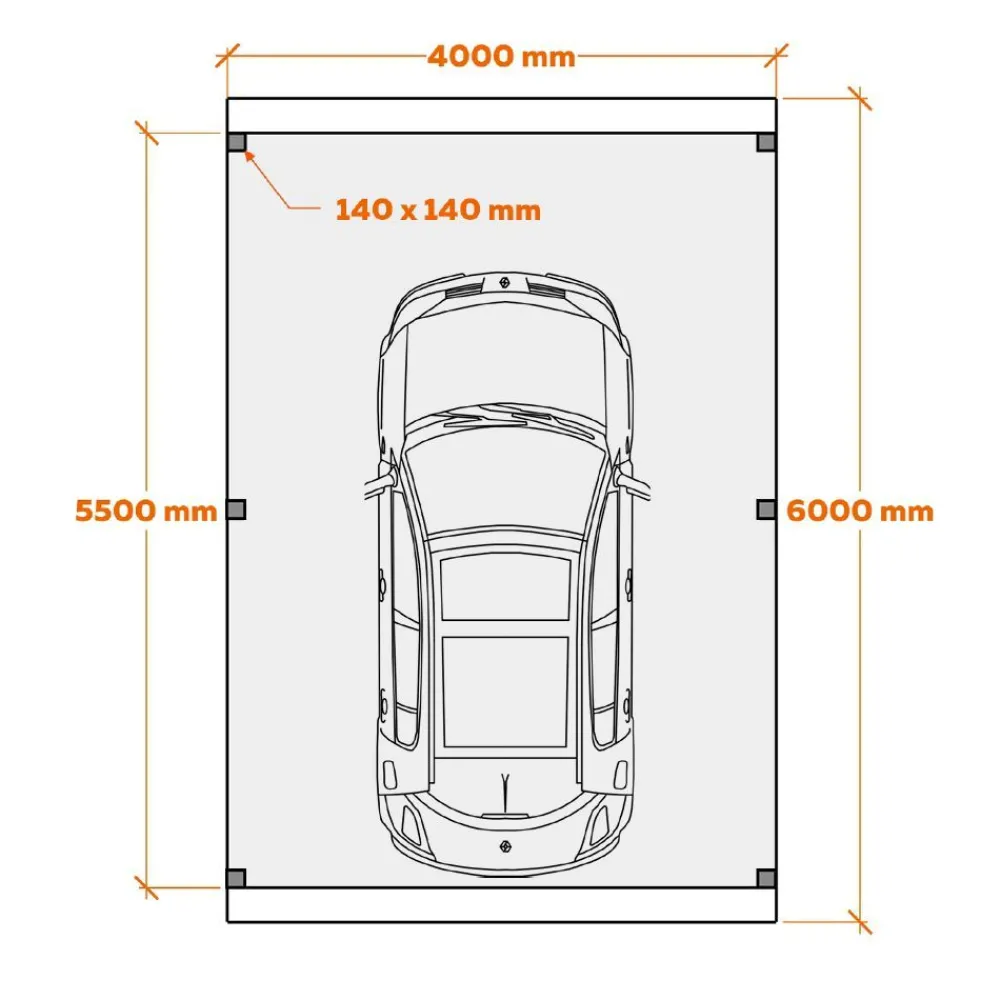 Best Autokatos Ralf 24m2 Autokatokset|Autotallit Yhdelle Autolle