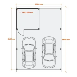 Autokatos Ralf 52m2 pienellä varastolla*Holzbrüder Clearance