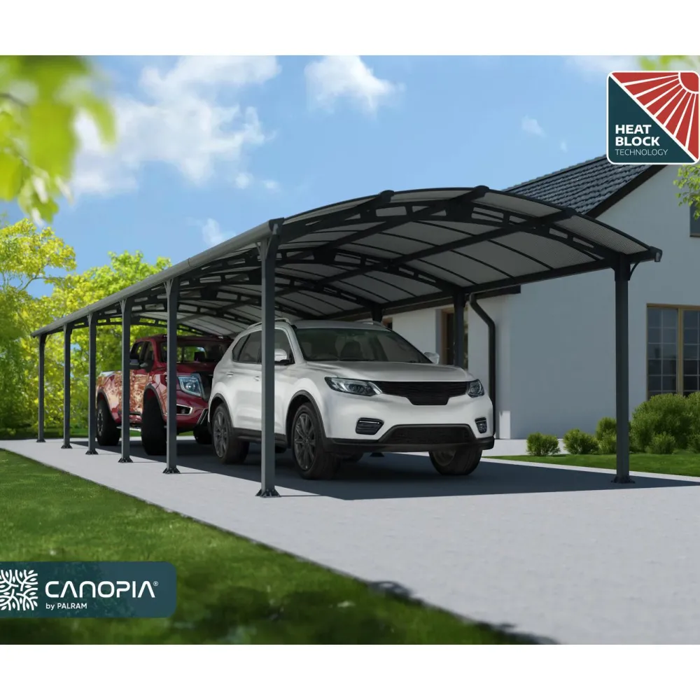 Autokatos Arcadia, harmaa, eri kokoja*Palram-Canopia New