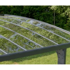Autokatos Arizona Breeze, 13.8m², yhdelle autolle, tummanharmaa/harmaa*Palram-Canopia Hot