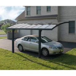 Autokatos Arizona Breeze, 13.8m², yhdelle autolle, tummanharmaa/harmaa*Palram-Canopia Hot