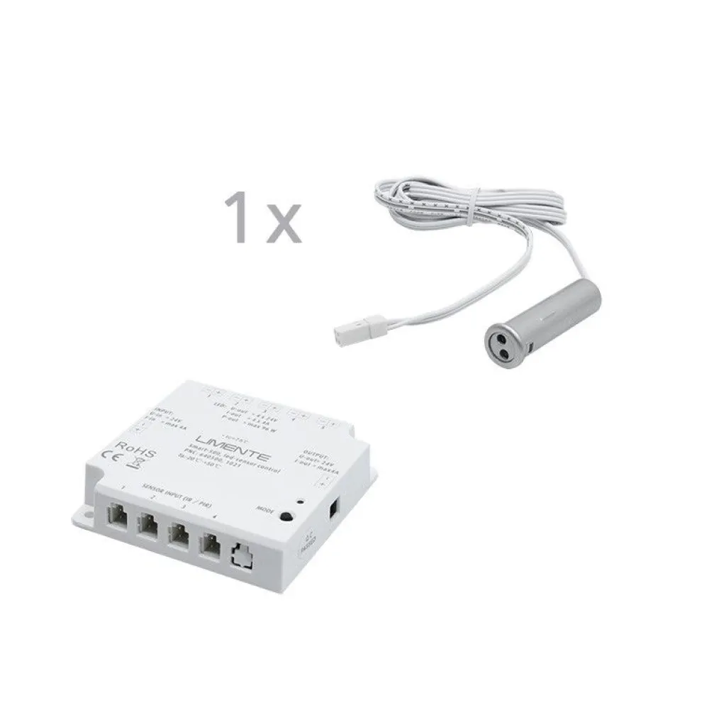 Automaattinen on/off ovikytkin Smart 512 IR himmennin IP20 eri määriä*Limente New