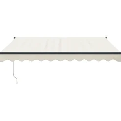 Outlet Automaattisesti sisäänkelattava markiisi kerma 3x2,5 m Markiisit