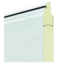 Outlet Autotallin nosto-ovipaketti Nordic 2375x2000mm vaakauritettu + avaaja Liftronic 500 valkoinen Autotallinovet|Autotallinovet