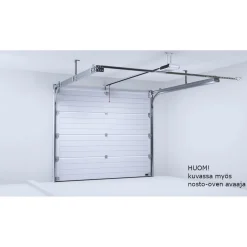 Autotallin nosto-ovi 830E peilikuvio puukuvio eri vaihtoehtoja*Turner Outlet