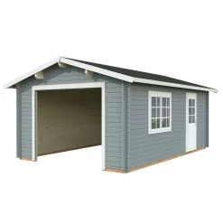 Discount Autotalli Roger, ilman ovea, 19m² FR44-3857-8 Autotallit Ilman Rakennuslupaa
