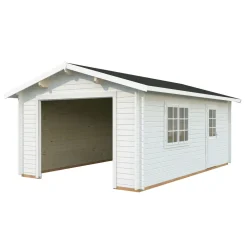 Discount Autotalli Roger, ilman ovea, 19m² FR44-3857-8 Autotallit Ilman Rakennuslupaa