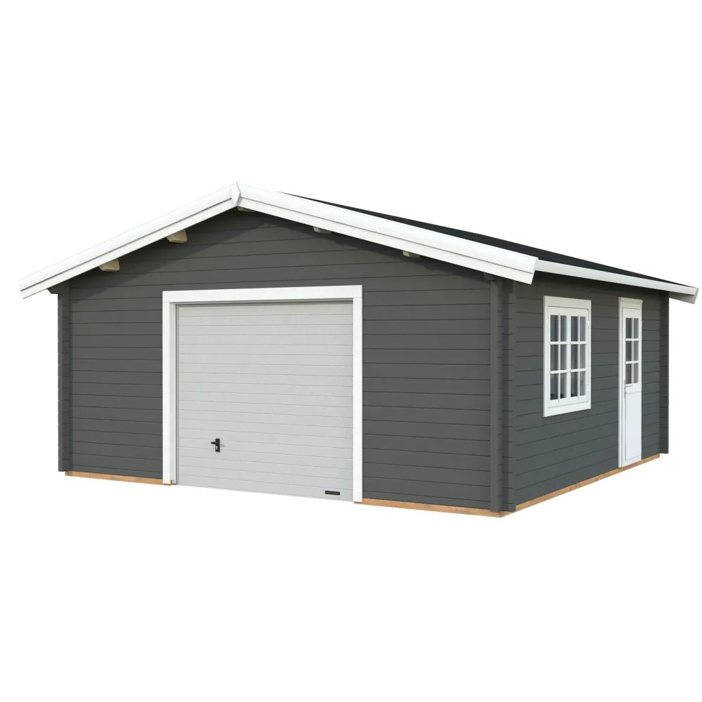 Autotalli Roger, nosto-ovella, 27,7m² FR70-5656-2*Palmako Best
