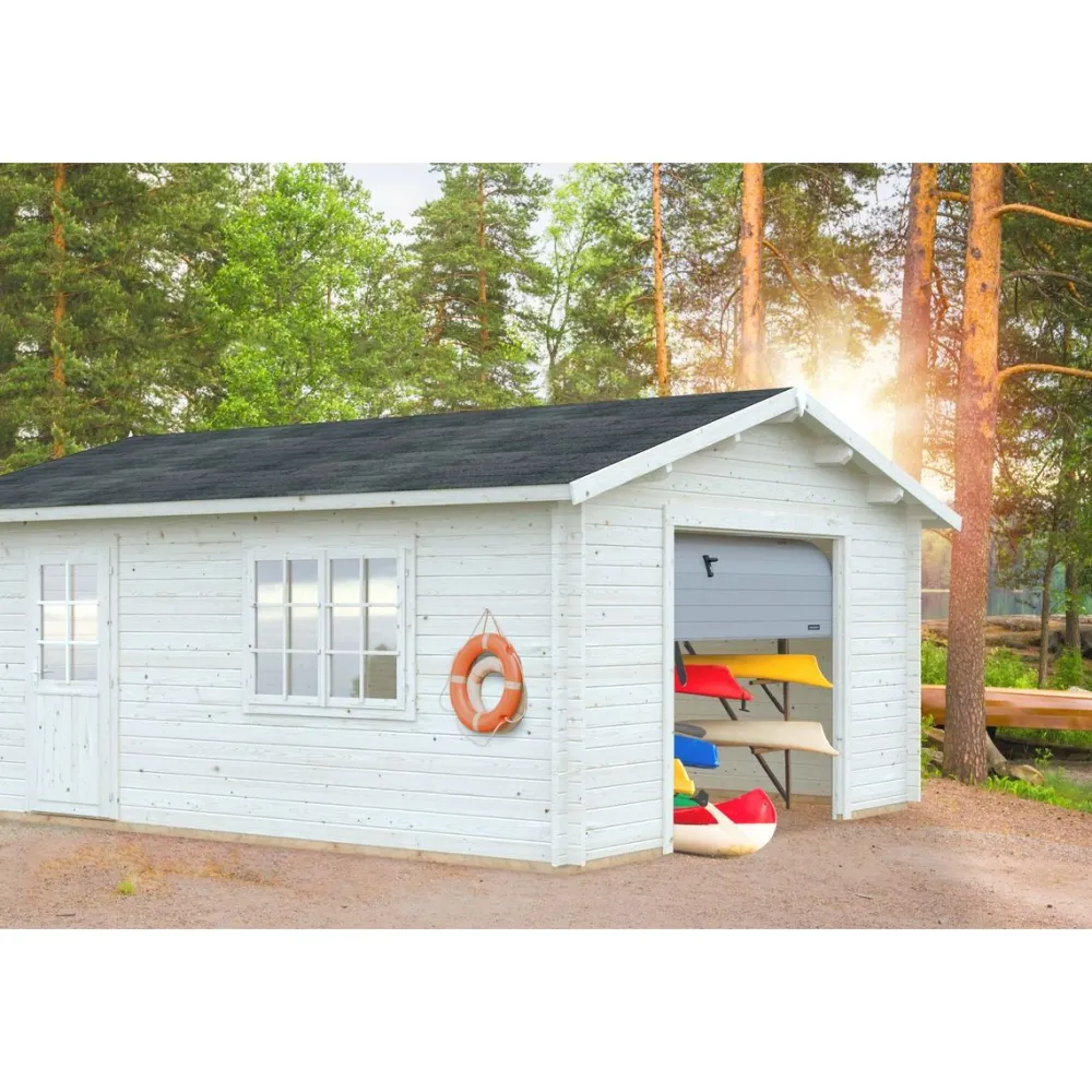 Autotalli Roger, nosto-ovella, 23,9m² FR44-4757-4*Palmako Discount