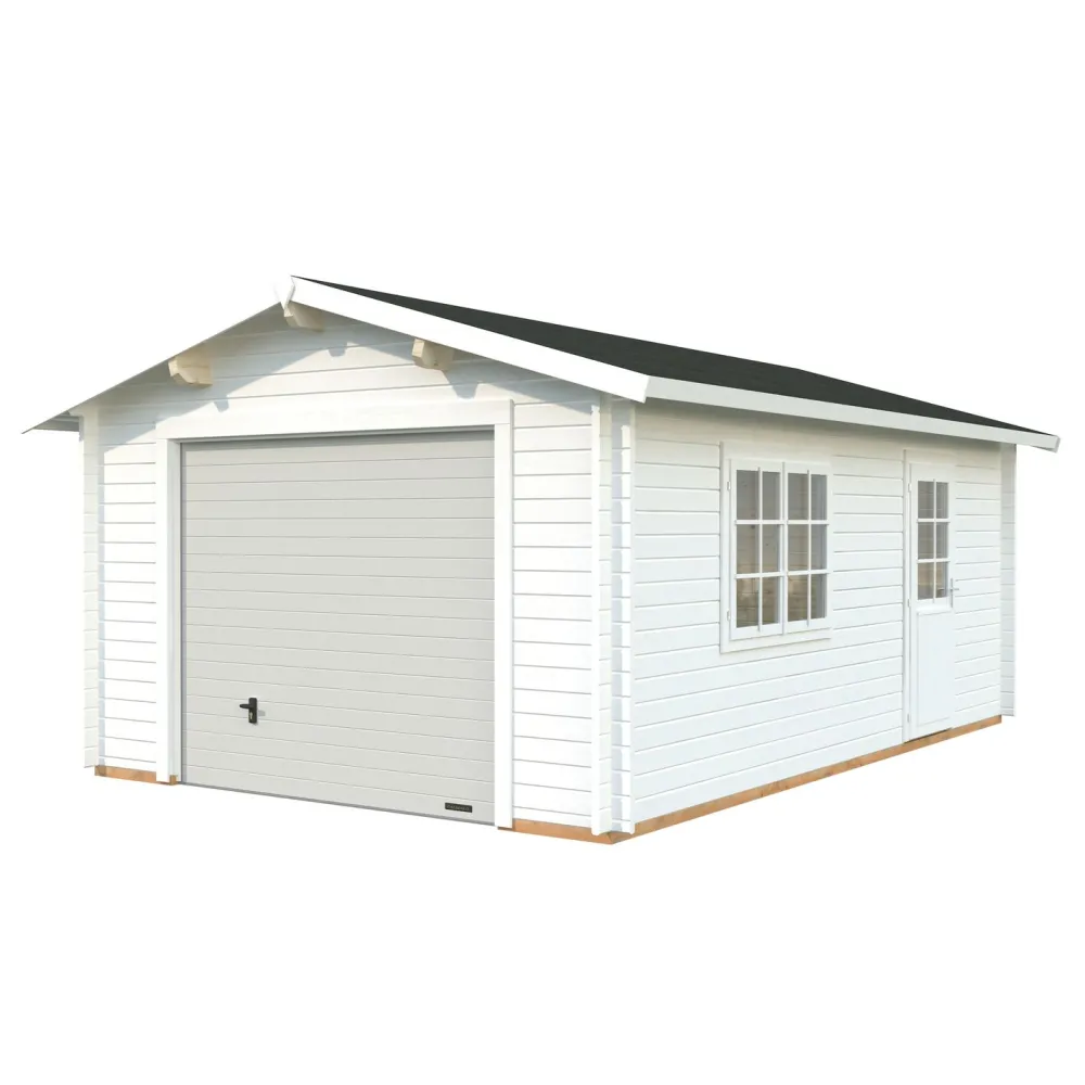 Autotalli Roger, nosto-ovella, 19m² FR44-3857-2*Palmako Hot