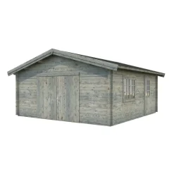 Autotalli Roger, puuovella, 27,7m² FR70-5656-1*Palmako Discount
