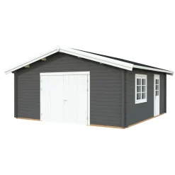 Autotalli Roger, puuovella, 27,7m² FR70-5656-1*Palmako Discount