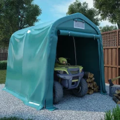 Autotalliteltta pvc 2,4x2,4 m vihreä*FinePRICE Online