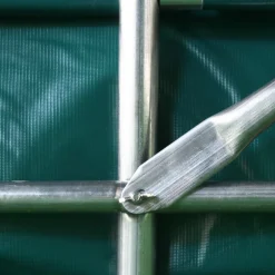 Autotalliteltta pvc 2,4x2,4 m vihreä*FinePRICE Online