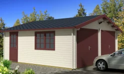 Online Autotalli D 70, 29.3m² Autotallit Ilman Rakennuslupaa|Autotallit Kahdelle Autolle