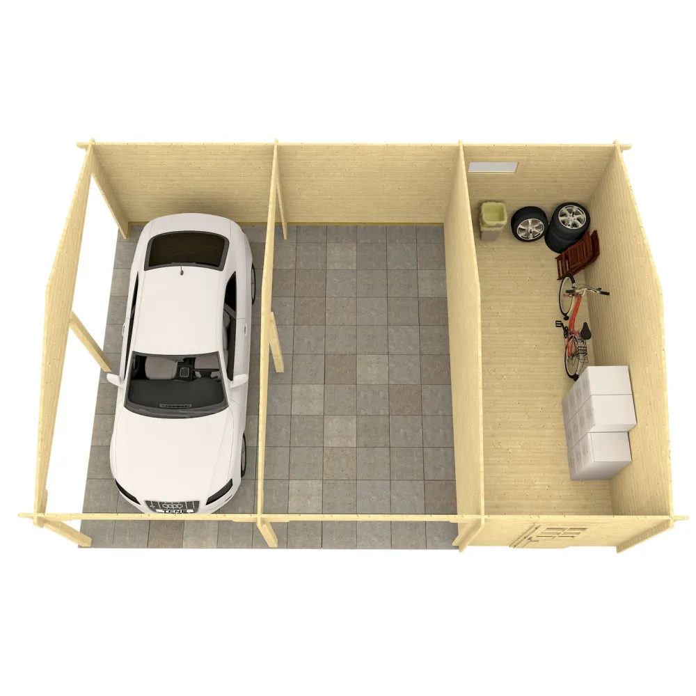 Autotalli Vaasa, 14 + 32.9m²*Tene Outlet