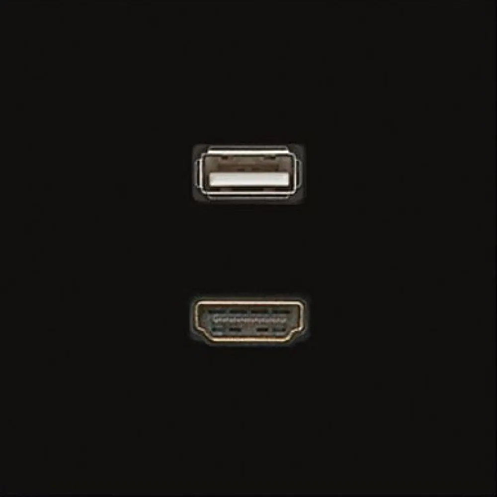 AV-rasia Intro - MALS1163 HDMI/USB musta*Ensto