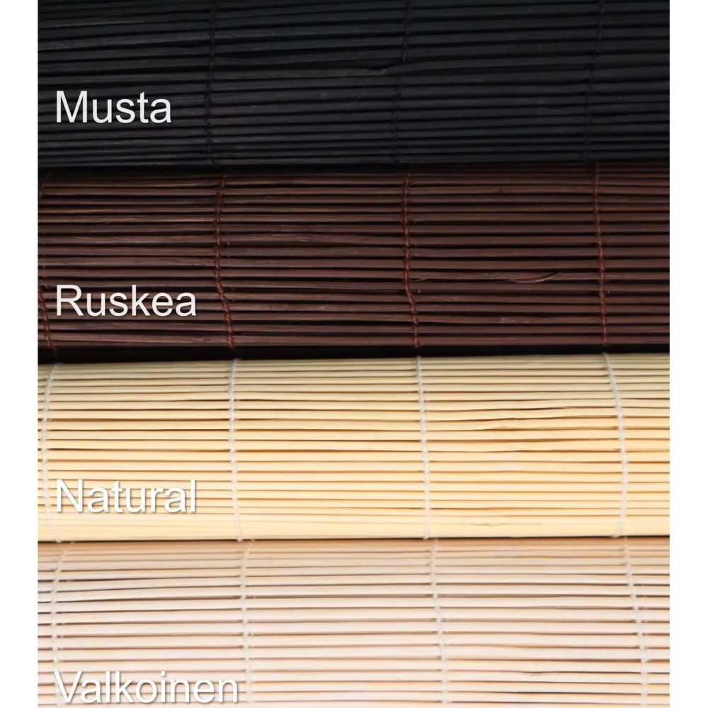 Bamburullaverho natural pituus 180 cm eri leveyksiä*Ihanin Sale