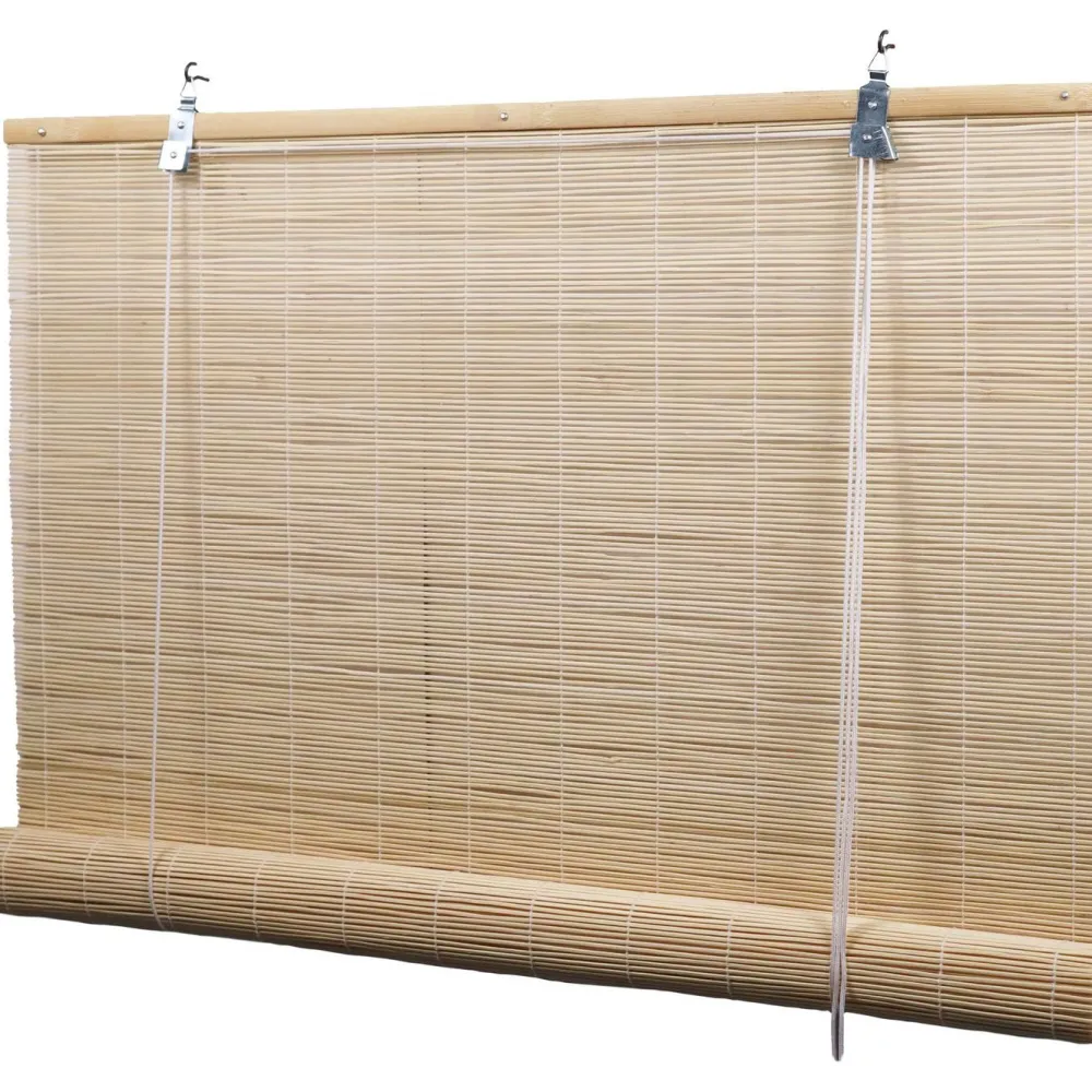 Bamburullaverho natural pituus 180 cm eri leveyksiä*Ihanin Sale