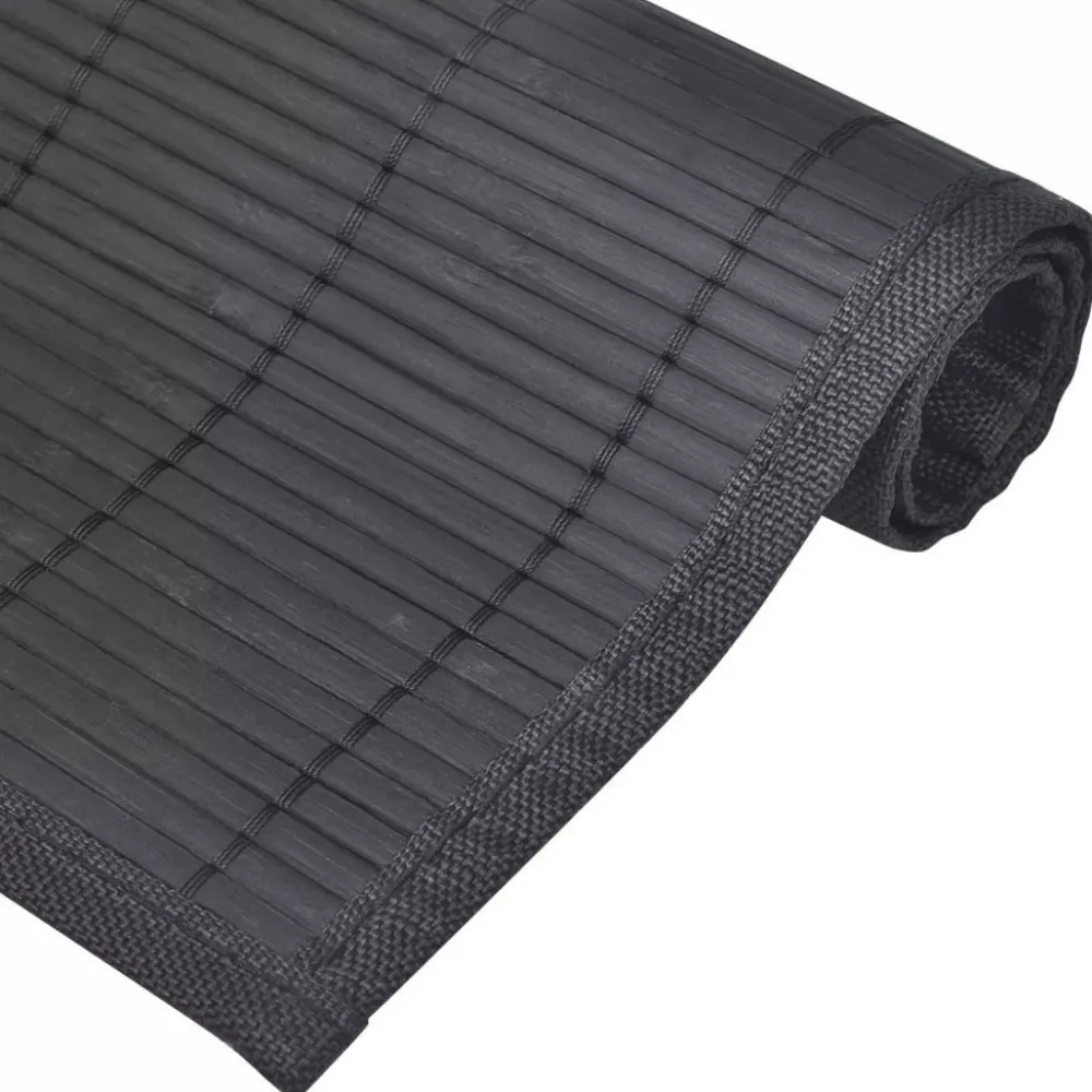 Bambu tabletti 6 kpl 30 x 45 cm musta*FinePRICE Discount