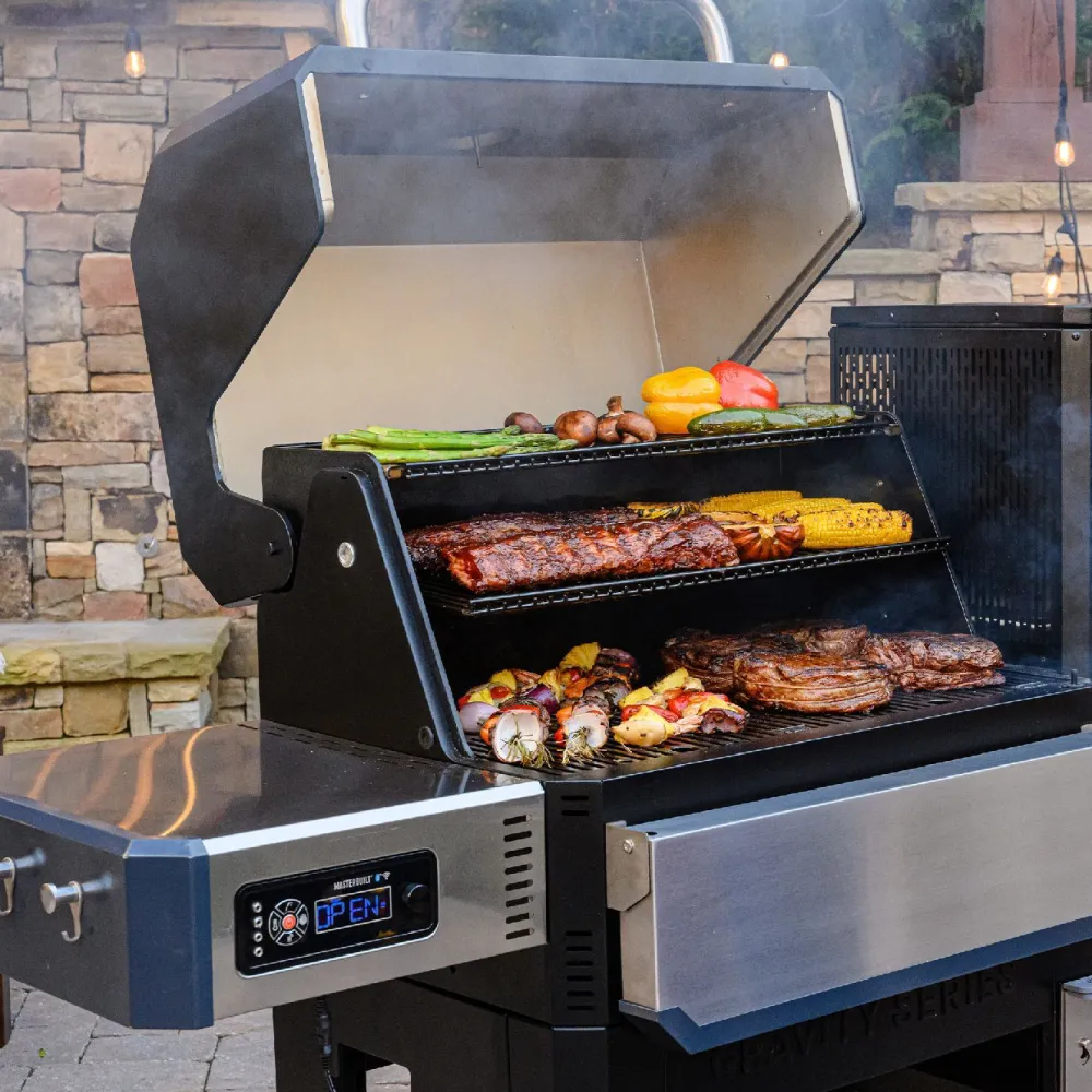 New BBQ-hiiligrilli/savustin Gravity Series 1050, digitaalinen, wifi-ohjattava Savustimet