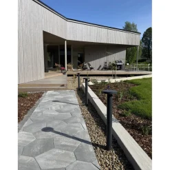 Betonilaatta Gaala 80, 560x430x80mm, grafiittivalkoinen*Rudus New