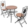 Bistrokalustesarja 3-osainen mosaiikki terrakotta*FinePRICE Online