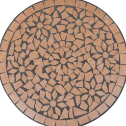 Bistrokalustesarja 3-osainen mosaiikki terrakotta*FinePRICE Online