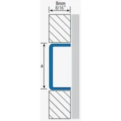 Boordilista Cuadro rst 220s, 20mm x 2.5m, eri värejä*Euroshrink Online