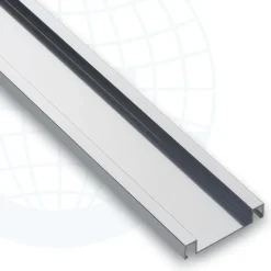 Boordilistan pohjaprofiili mosaiikille rst 227s, 52mm x 2.5m, kiiltävä teräs*Euroshrink Hot