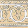 Clearance Boordi Mormorstid 4838-3, ornamentti, keltainen Paperitapetit