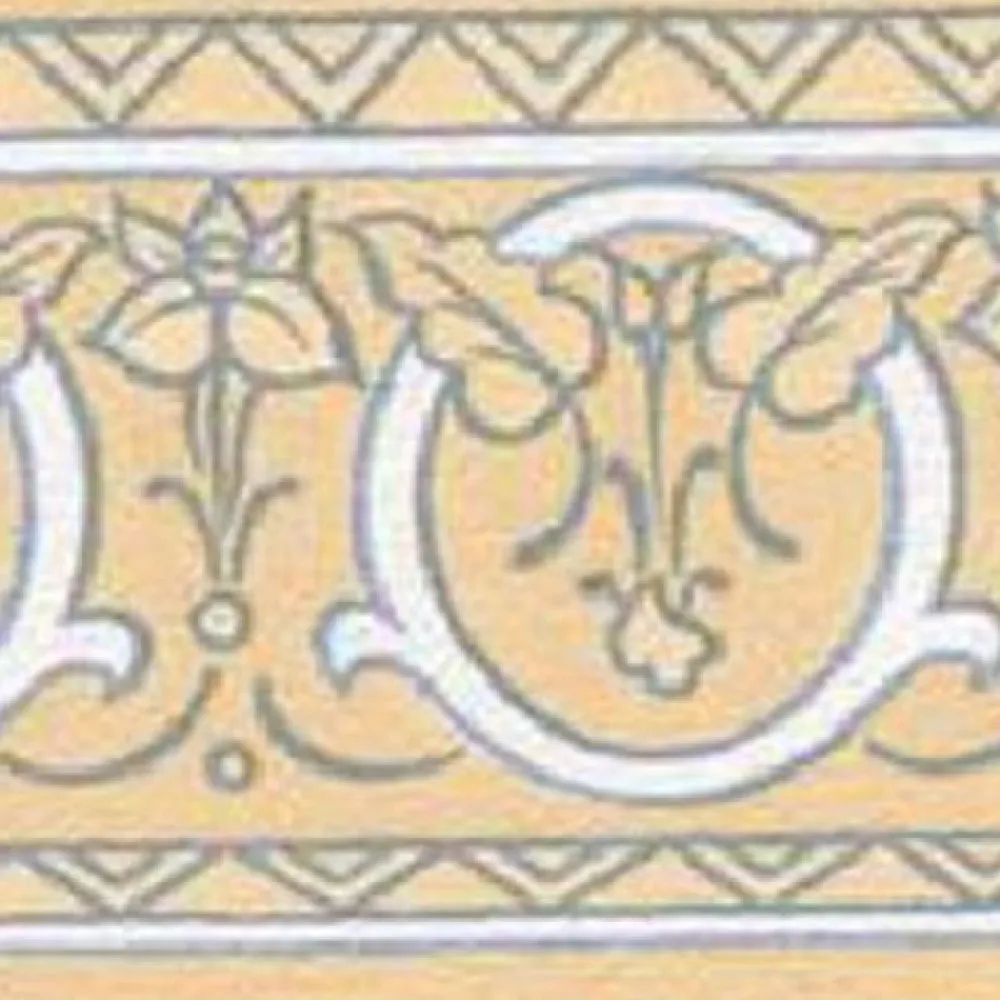 Clearance Boordi Mormorstid 4838-3, ornamentti, keltainen Paperitapetit